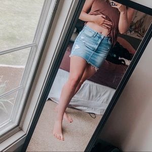Forever 21 jean skirt